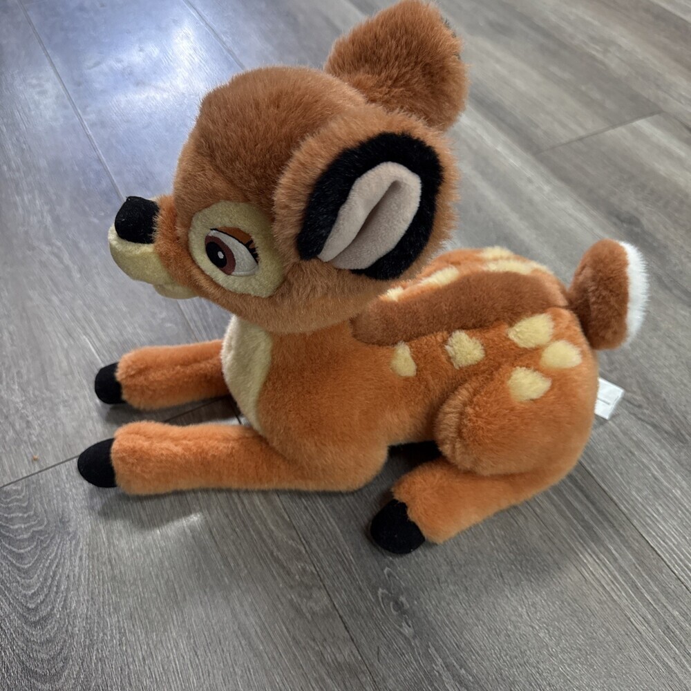 Vtg Disney Resort And Parks 14” Plush Bambi Laying Down